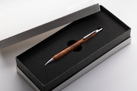 銘木ボールペン - 花梨（瘤杢）