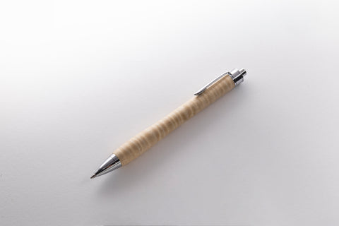 銘木ボールペン - 栃（縮杢）