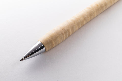 銘木ボールペン - 栃（縮杢）